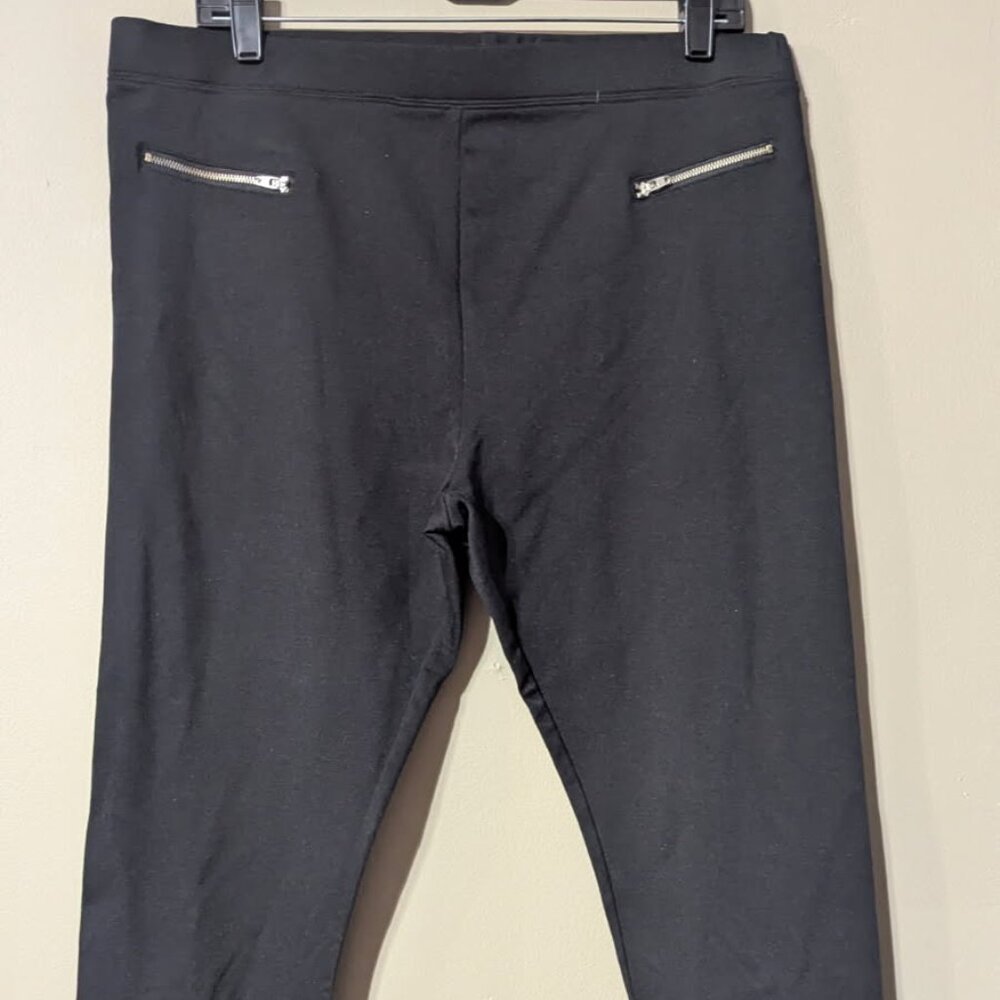 Catherine Malandrino black straight legging XL